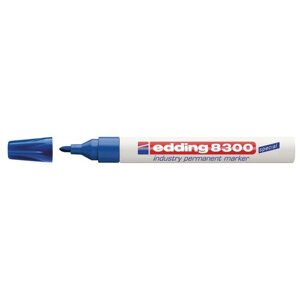 Маркер для агрессивной среды Edding E-8300/3 синий (толщина линии 1.5-3 мм)