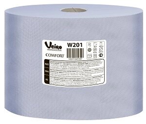 VEIRO Professional Comfort арт W201 Протирочный материал синий 2-х сл 350м х2