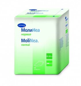 MoliNea normal (1613300) Впитывающие пеленки: размер 60 х 60 см, 80 г/м2, 30 шт.