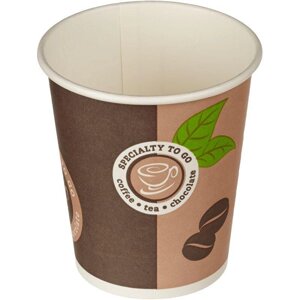 Стакан одноразовый Coffee-to-Go бумажный разноцветный 200 мл 50 штук в упаковке
