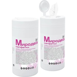 Салфетки влажные для экспресс-дезинфекции Миросептик (80 штук в упаковке)