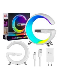 Портативная акустика RGB с беспроводной зарядкой 15W