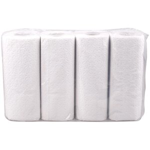 Полотенца бумажные в рулонах Veiro Professional "Comfort", 2-х слойн., 12,5м/рул,25*22, белые, 4шт.