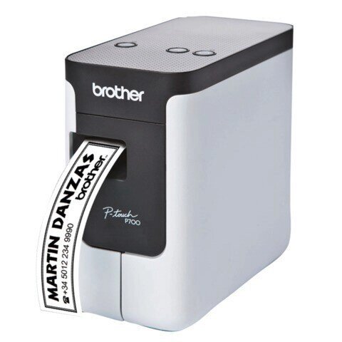 Принтер этикеток BROTHER PT-P700, ширина ленты 3,5 - 24 мм, до 30 мм/сек, разрешение 180 точек/дюйм, от компании Арсенал ОПТ - фото 1