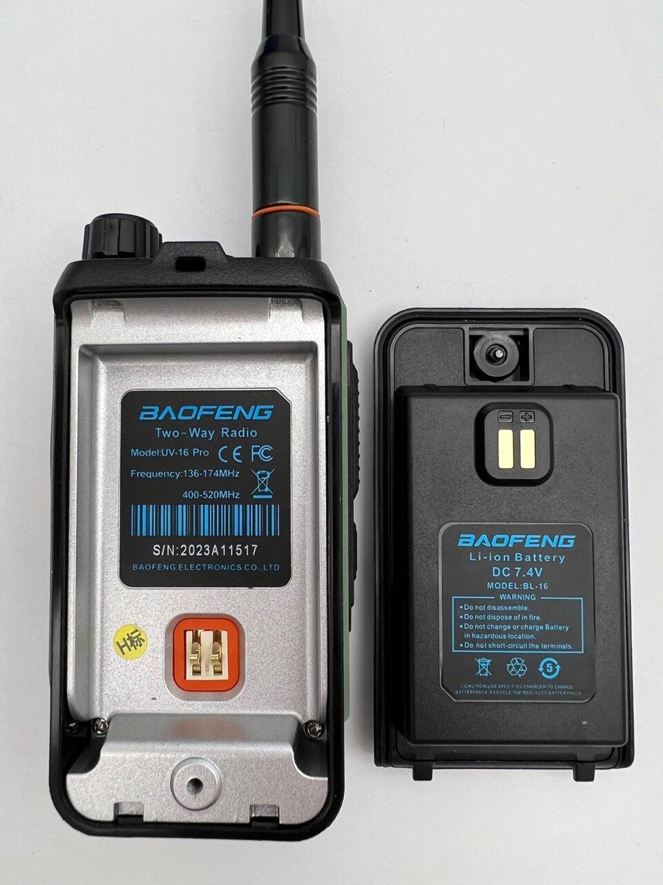 Радиостанция Baofeng UV-16 Pro Green USB (Type-C) оптом от компании Арсенал ОПТ - фото 1