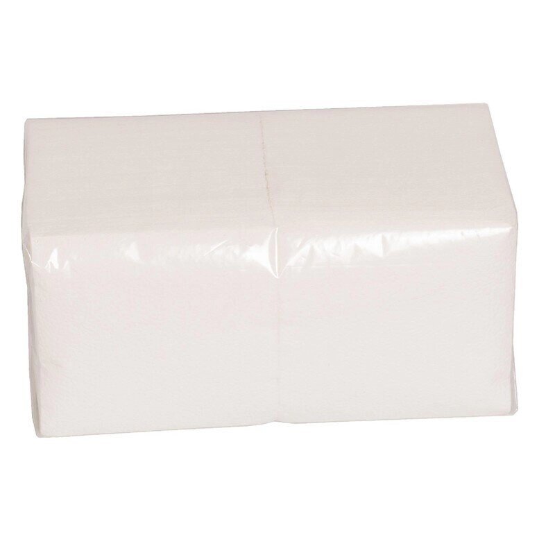 Салфетки бумажные Big Pack (1-слойные, 24x24 см, белые, 600 штук в упаковке) от компании Арсенал ОПТ - фото 1