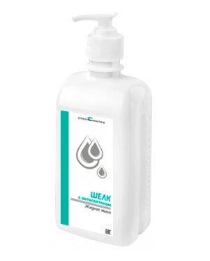 Шелк жидкое мыло антисептическое 0,5 л дозатор от компании Арсенал ОПТ - фото 1