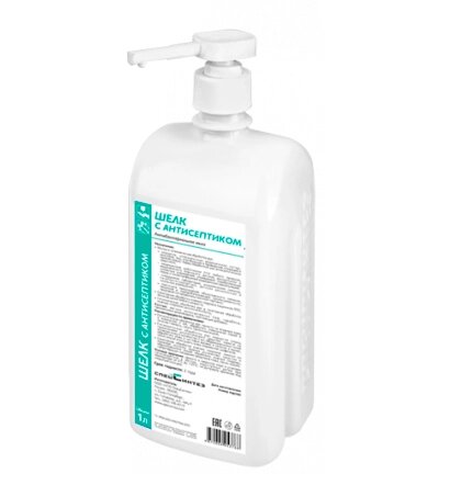 Шелк жидкое мыло антисептическое 1 л дозатор от компании Арсенал ОПТ - фото 1