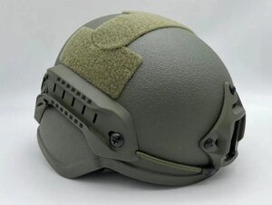 Шлем кевларовый тактический баллистический композитный ACH MICH NIJ IIIA ops-core/ цвет "олива"класс защиты бр2/ с