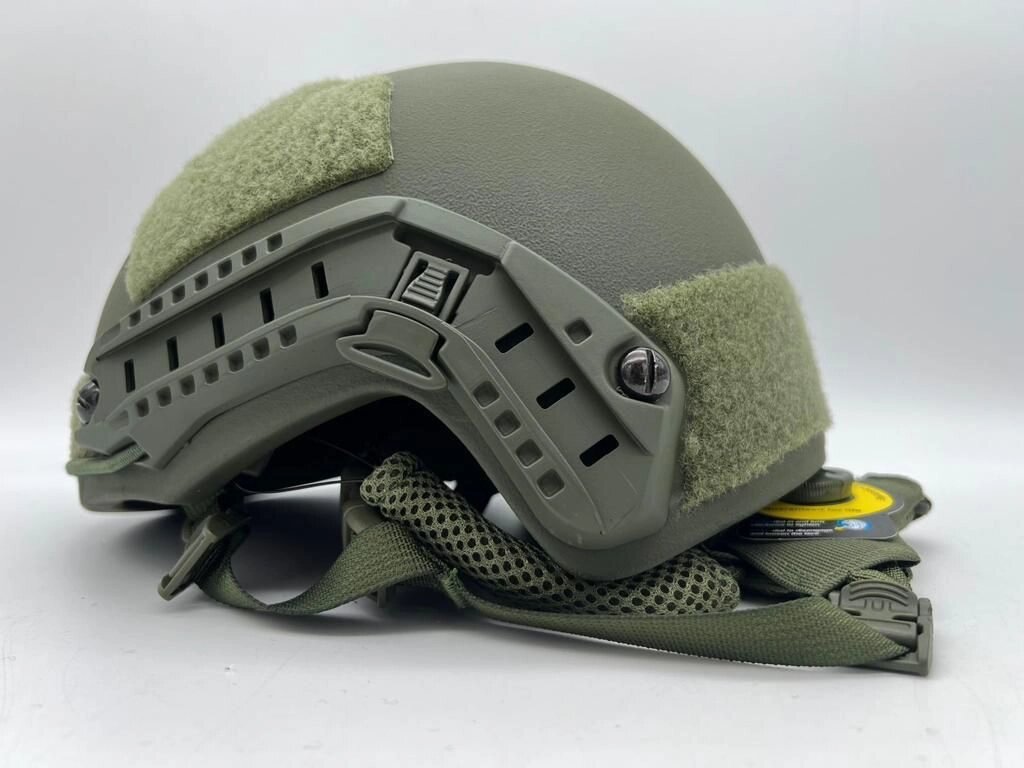 ШЛЕМ ТАКТИЧЕСКИЙ БАЛЛИСТИЧЕСКИЙ КОМПОЗИТНЫЙ/ ACH (advanced combat helmet) MICH NIJ IIIA Ops-Core (цвет «олива») / Бр2 от компании Арсенал ОПТ - фото 1