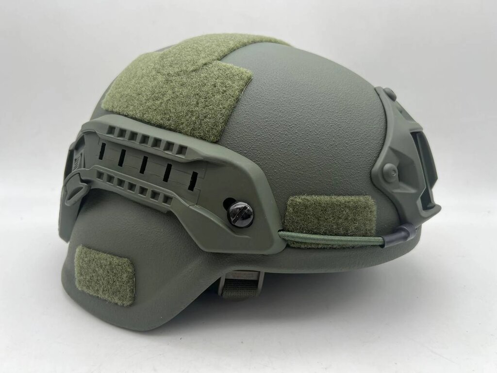 ШЛЕМ ТАКТИЧЕСКИЙ БАЛЛИСТИЧЕСКИЙ композитный ACH (advanced combat helmet) MICH NIJ IIIA Ops-Core/ цвет «олива»/ класс от компании Арсенал ОПТ - фото 1