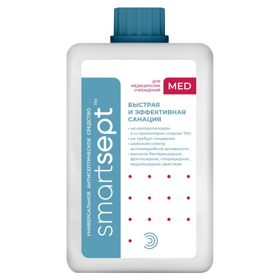 SmartSept MED кожный антисептик для рук 0,5 л от компании Арсенал ОПТ - фото 1