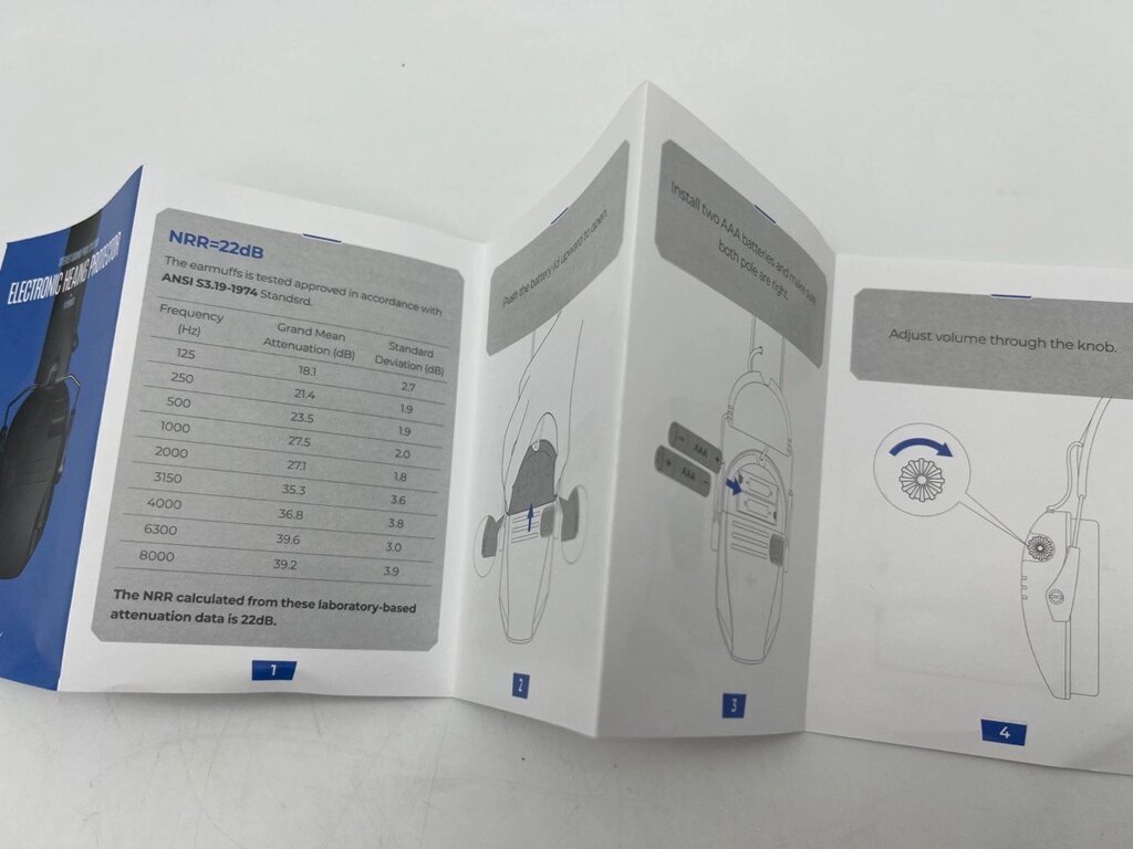 Тактические складные активные наушники для стрельбы “ELECTRONIC HEARING PROTECTOR / SERIES W1 GREEN” оптом от компании Арсенал ОПТ - фото 1