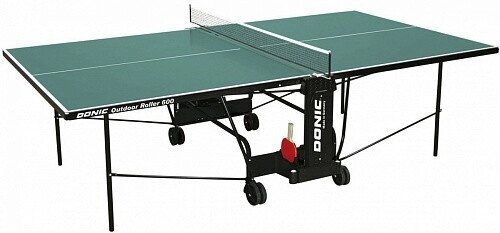 Теннисный стол Donic Outdoor Roller 600 (зеленый) от компании Арсенал ОПТ - фото 1