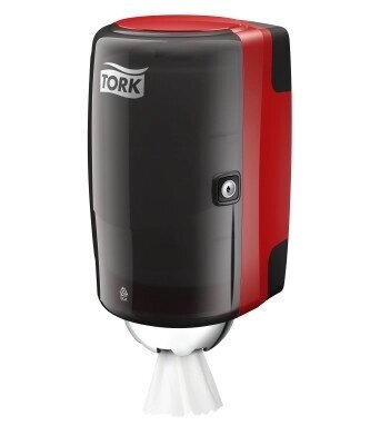 Tork Performance 658008 Диспенсер мини для полотенец с ЦВ, красный от компании Арсенал ОПТ - фото 1
