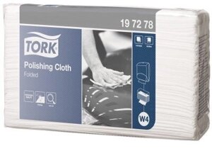 Tork Premium 197278 Нетканый материал для полировки в салфетках, 38,5x42,9см, 140л х5