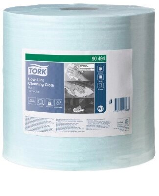 Tork Premium 90494 протирочный материал голубой 1-сл 38*27 500л х1 от компании Арсенал ОПТ - фото 1
