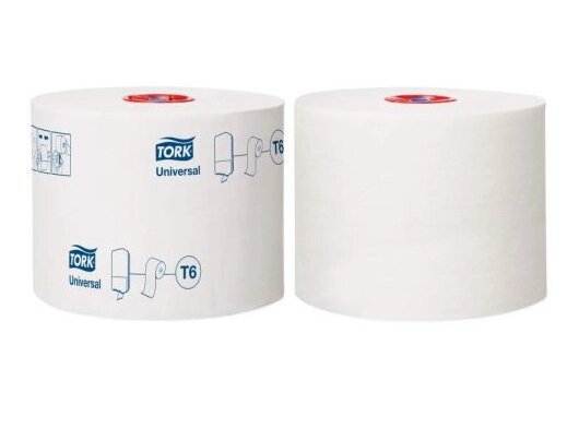 Tork Universal 127540 туалетная бумага компактный рулон белая 1-сл 135м х27 от компании Арсенал ОПТ - фото 1