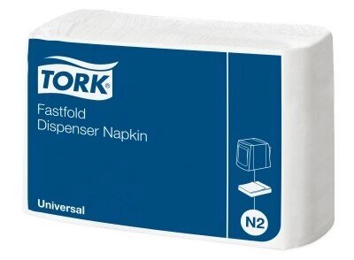 Tork Universal NapkDisp 10903 салфетки белые 1-сл 25*30 250л х36 от компании Арсенал ОПТ - фото 1