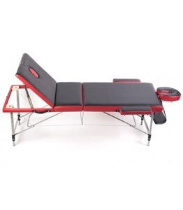 Трёхсекционный алюминиевый массажный стол AL-3-16