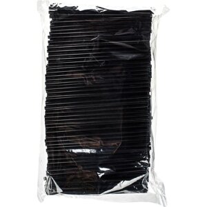 Трубочки для коктейлей черные длина 14 см 400 штук в упаковке