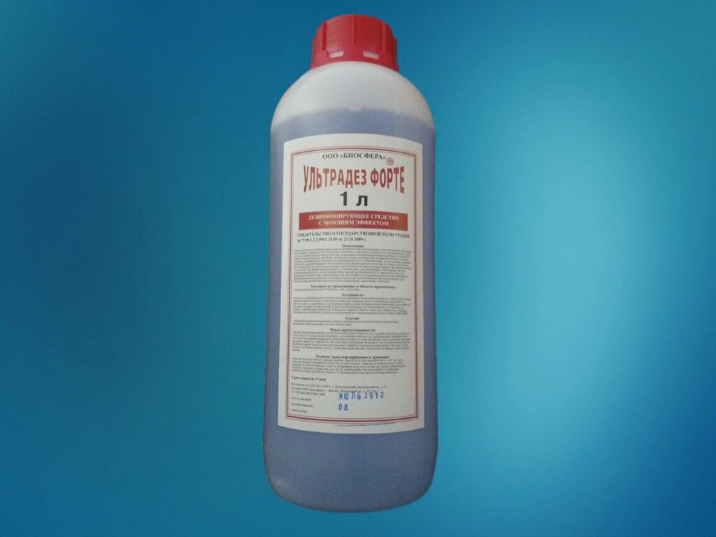 Ультрадез Форте, концентрированный раствор 1 литр от компании Арсенал ОПТ - фото 1