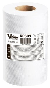 VEIRO Professional Premium арт КР309 Полотенца с центральной вытяжкой белые в рулонах 2-сл 75м х6