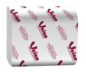 VEIRO Professional Premium арт ТV302 Туалетная бумага V белая в пачках 2-сл250л х30 от компании Арсенал ОПТ - фото 1