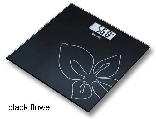 Весы дизайнерские Beurer GS27 Black Flower от компании Арсенал ОПТ - фото 1