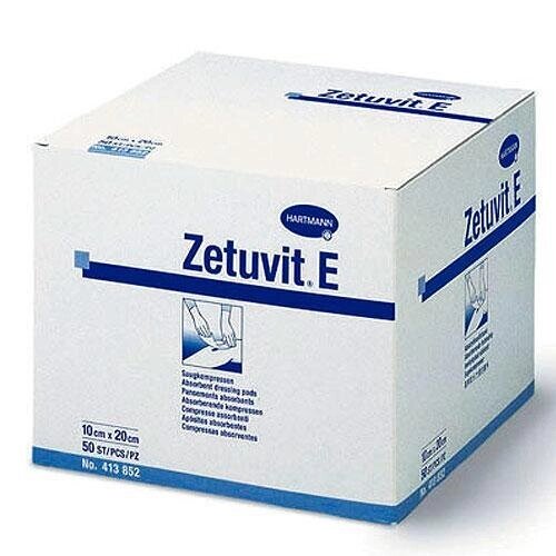 ZETUVIT E steril - (4137761) повязки стерильные 20 х 40 см; 10 шт. от компании Арсенал ОПТ - фото 1
