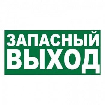 Знак Эксклюзив E22 Указатель выхода (размер 300х150) от компании Арсенал ОПТ - фото 1