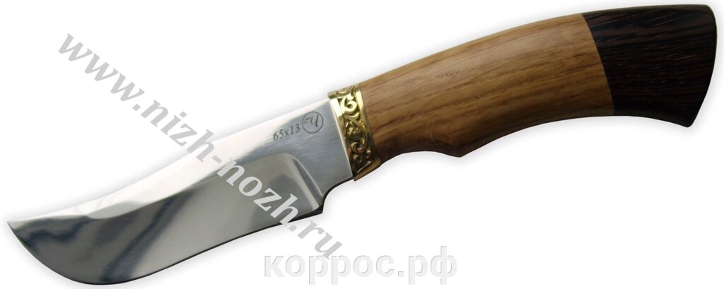 Нож `Бизон` нержавеющая сталь 65х13 от компании ООО "А2" - фото 1
