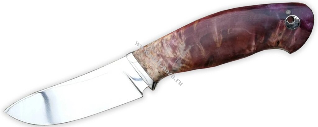 Нож `Ч-1` кованая сталь Х12МФ, кап, стабилизация древесины ##от компании## ООО "А2" - ##фото## 1