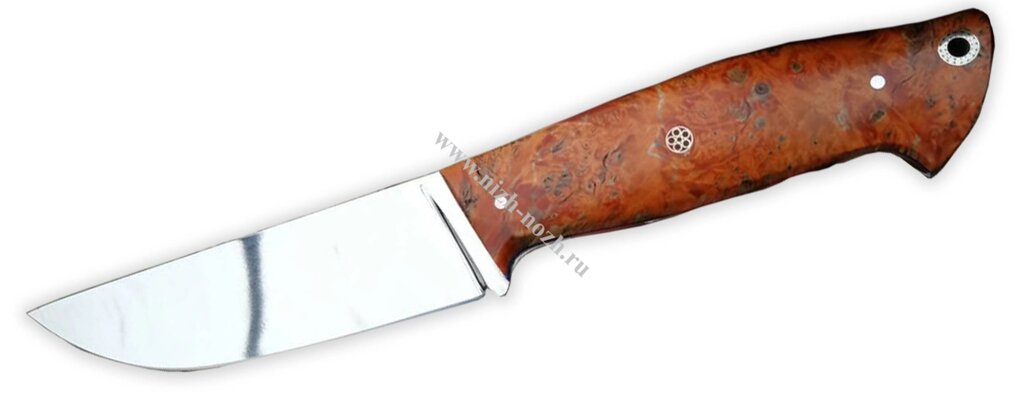 Нож `Ч-6` кованая сталь Х12МФ, кап, стабилизация древесины ##от компании## ООО "А2" - ##фото## 1