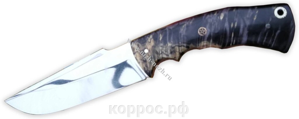 Нож `Ч-9` кованая сталь Х12МФ, кап, стабилизация древесины от компании ООО "А2" - фото 1