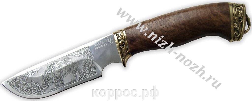 Нож `Егерь` кованая сталь 95х18 от компании ООО "А2" - фото 1