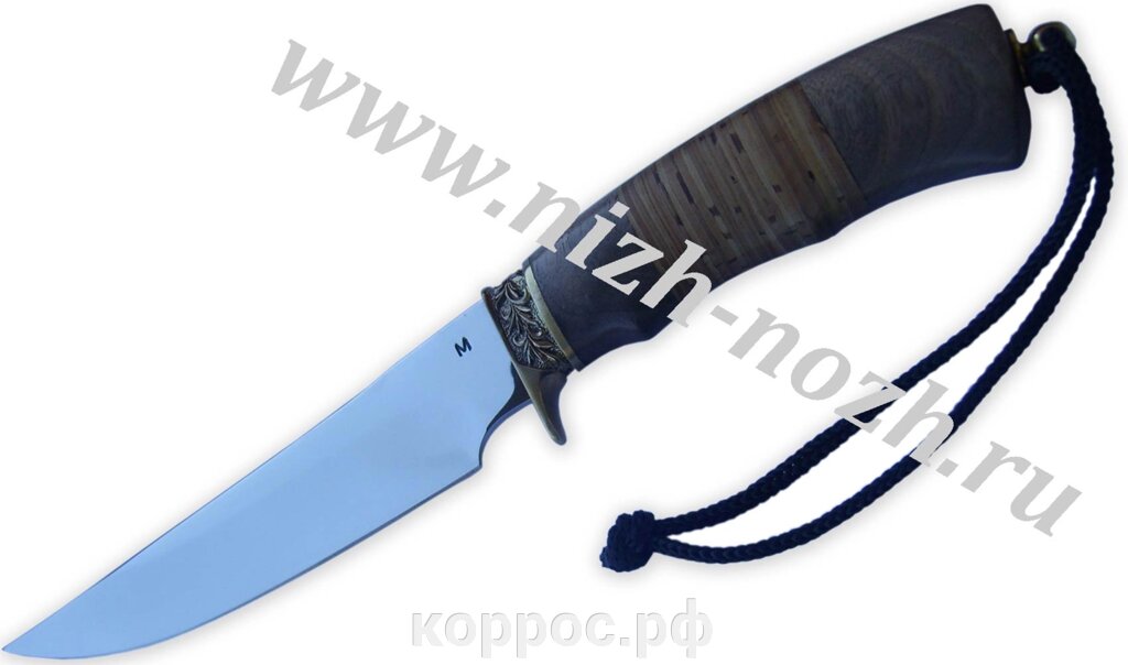 Нож `Форель` латунное литье от компании ООО "А2" - фото 1