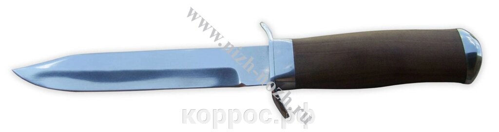 Нож `НР-43` нержавеющая сталь, деревянная рукоять от компании ООО "А2" - фото 1