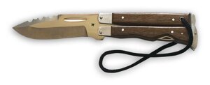 Нож `Оборотень-2` нержавеющая сталь, деревянная рукоять
