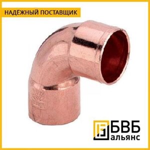 Отвод медный 45 град. двухраструбный 1 3/8"