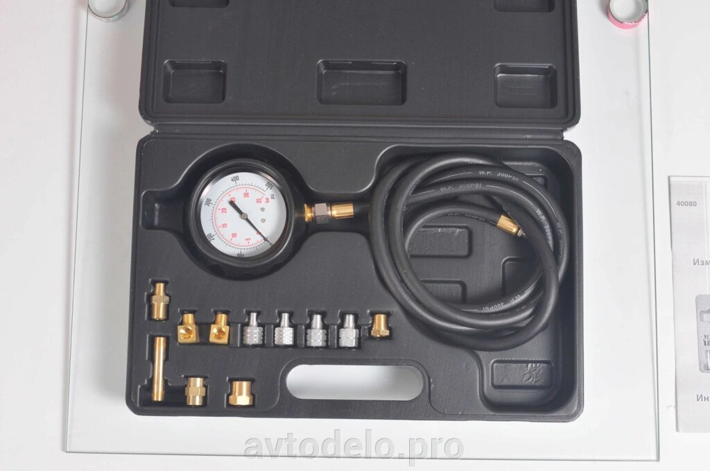 Измеритель давления масла (АвтоDело) 40080 от компании АВТОДЕЛО инструмент - фото 1