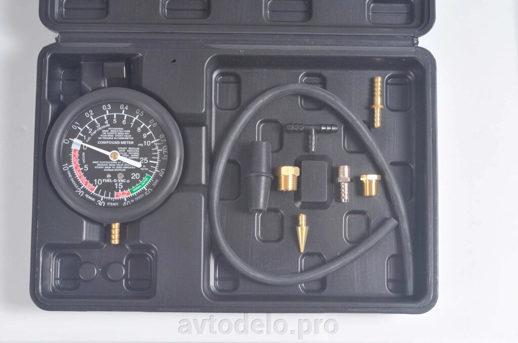 Измеритель вакуума и давления топлива (АвтоDело) 40082 от компании АВТОДЕЛО инструмент - фото 1