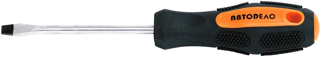 Отвертка шлицевая "АвтоDело" 4- 100мм на держателе (30711) от компании АВТОДЕЛО инструмент - фото 1