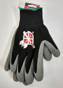 Перчатки садовые Garden Gloves Duraglove серо-черные, размер M