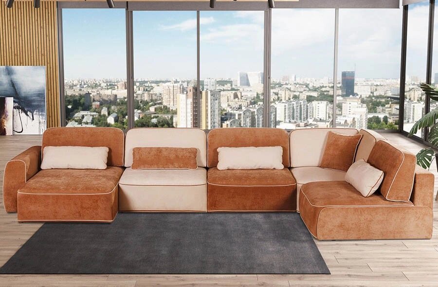 Модульный диван Shanghai от компании Mebel24x7 - мебельный дискаунтер - фото 1