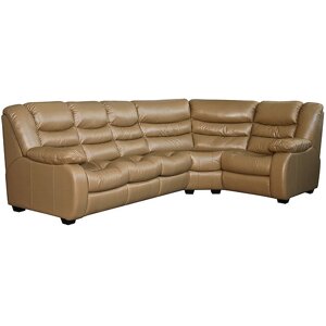 Угловой диван «Манчестер 1»3мL/R901R/L) - спецпредложение, Материал: Натуральная кожа, Группа ткани: 120 группа
