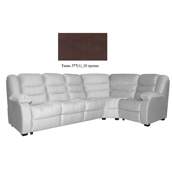 Угловой диван «Манчестер 1» (3мL/R901R/L) - спецпредложение, Материал: Ткань, Группа ткани: 20 группа от компании Mebel24x7 - мебельный дискаунтер - фото 1