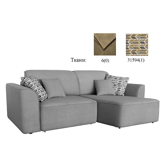 Угловой диван «Марк» (1ML/R. 8MR/L) - спецпредложение, Материал: Ткань, Группа ткани: 19 группа от компании Mebel24x7 - мебельный дискаунтер - фото 1