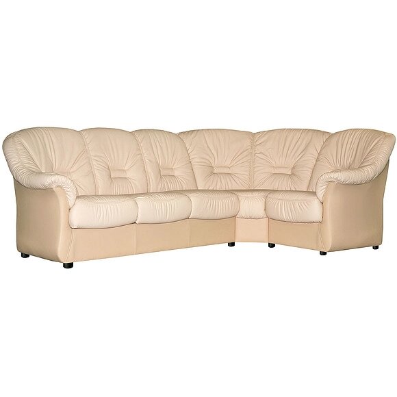 Угловой диван «Омега» (3мL/R901R/L), Материал: Натуральная кожа, Группа ткани: 115 группа от компании Mebel24x7 - мебельный дискаунтер - фото 1