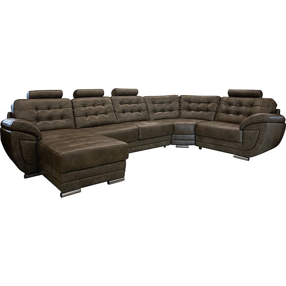 Угловой диван «Редфорд» (1L/R9030м8мR/L), Материал: Натуральная кожа, Группа ткани: 150 группа от компании Mebel24x7 - мебельный дискаунтер - фото 1